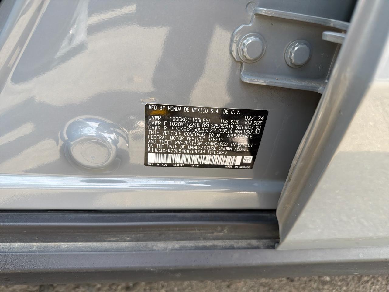 Honda HR-V Sport AWD CVT 2024