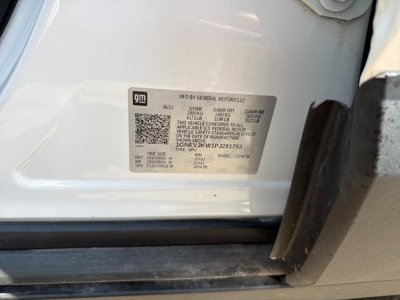 Chevrolet Traverse AWD 4dr RS 2023