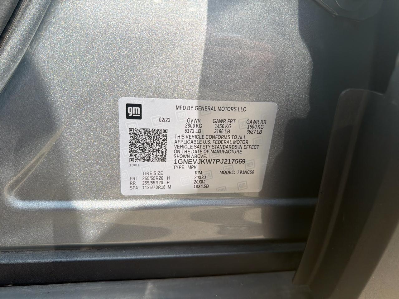 Chevrolet Traverse AWD 4dr RS 2023