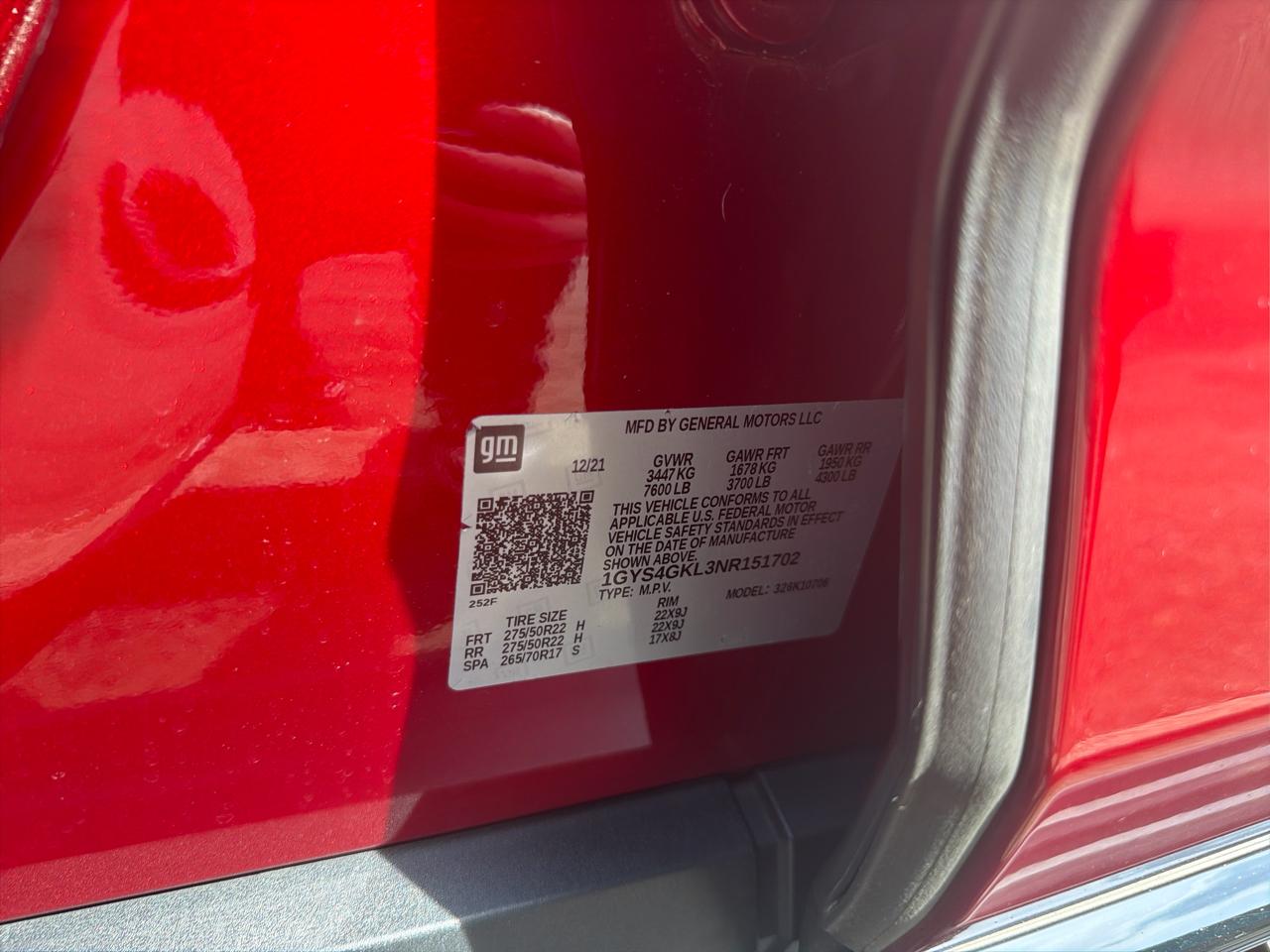 Cadillac Escalade 4WD 4dr Sport Platinum 2022