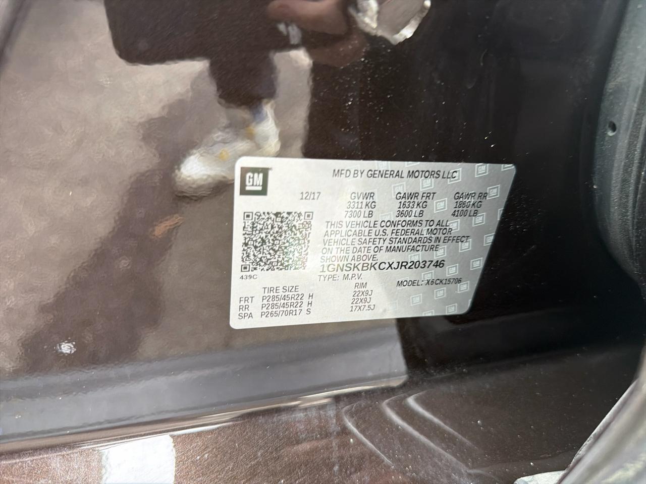 Chevrolet Tahoe 4WD 4dr LT 2018