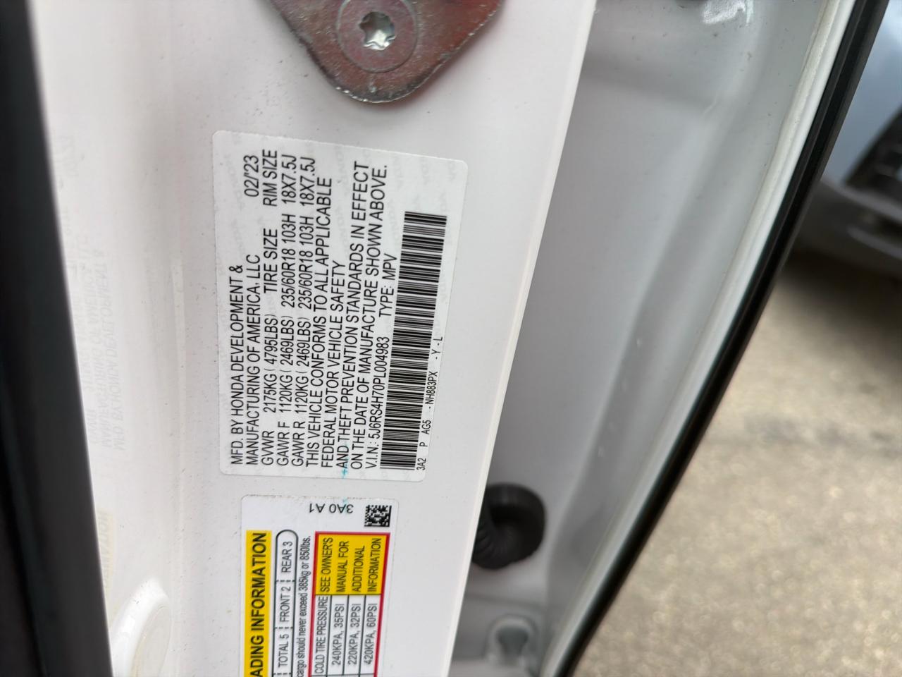 Honda CR-V EX-L AWD 2023