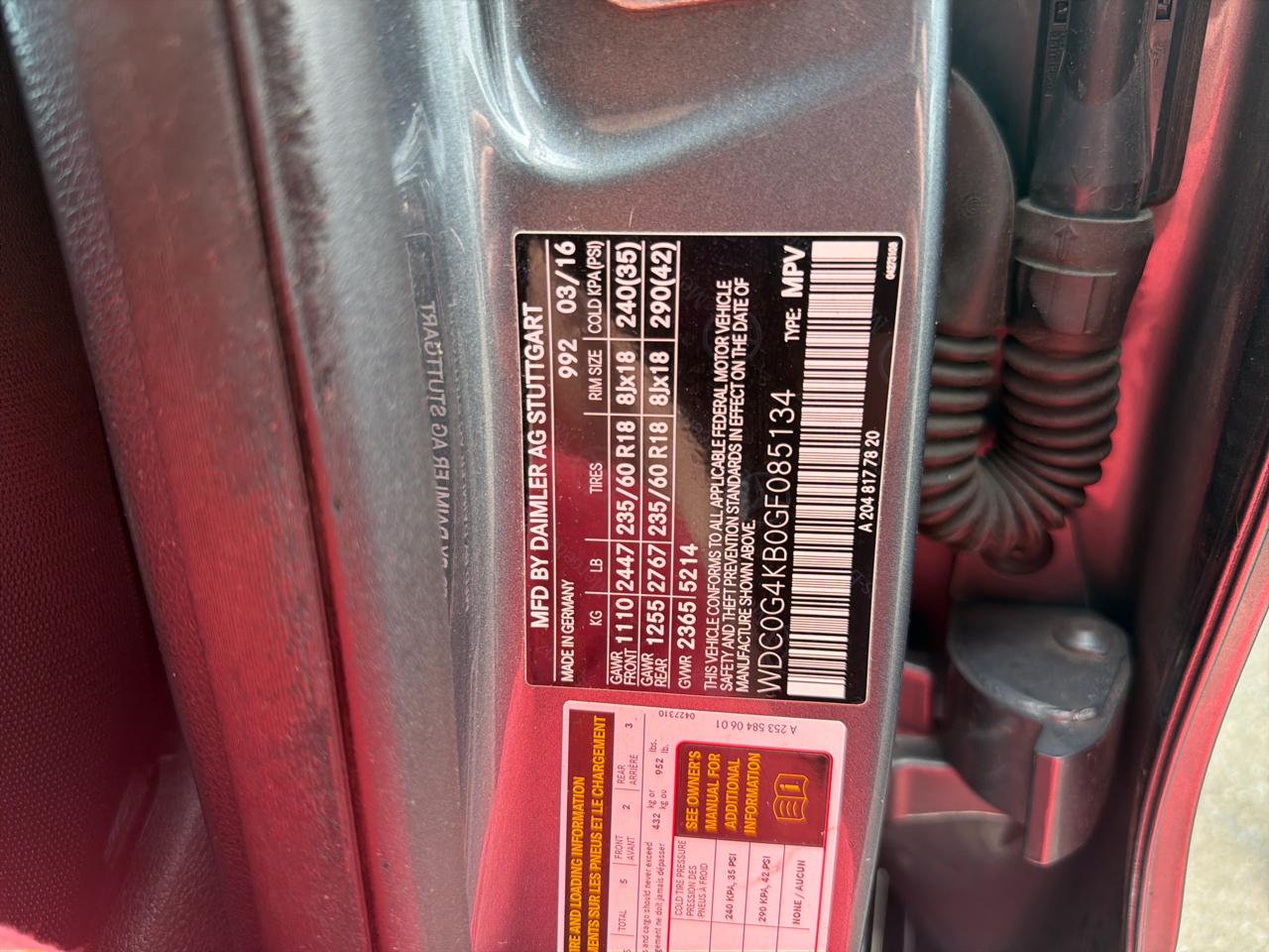 Mercedes-Benz GLC 4MATIC 4dr GLC 300 2016