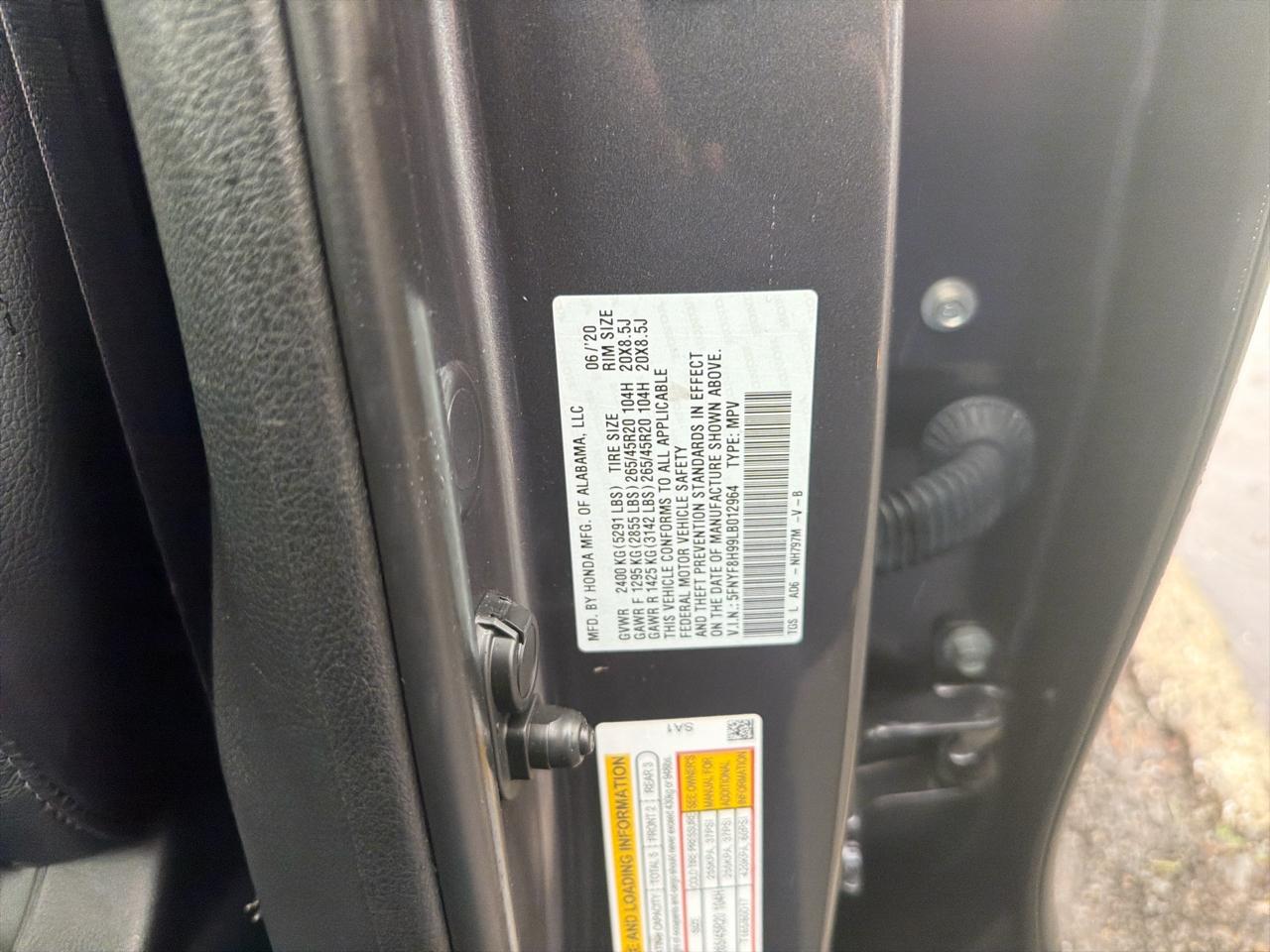 Honda Passport Touring AWD 2020