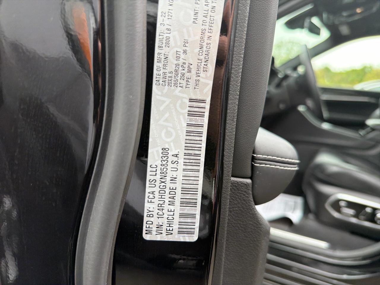 Jeep Grand Cherokee Overland 4x4 2022