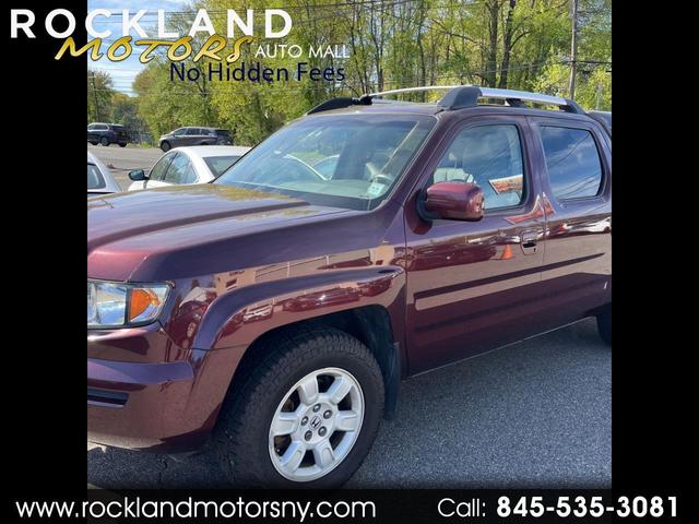 Red (Burgundy) 2007 Honda Ridgeline RTL with Navi Pickup Truck All-Wheel Drive