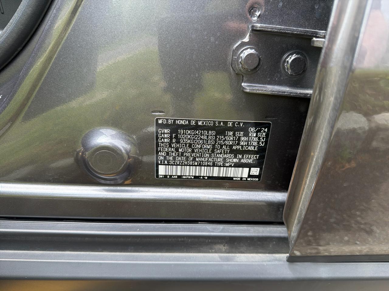 Honda HR-V LX AWD CVT 2025