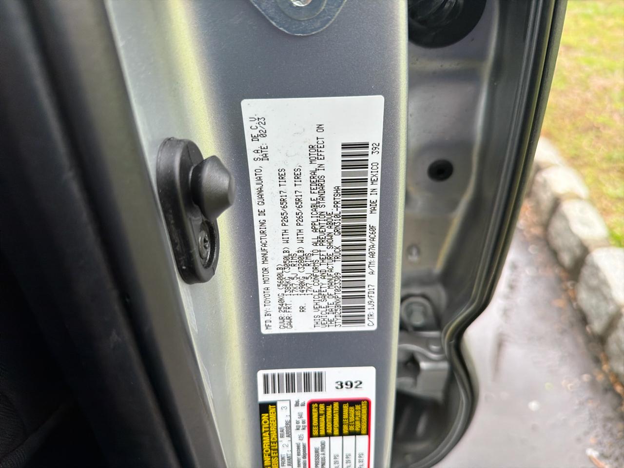 Toyota Tacoma 4WD  2023