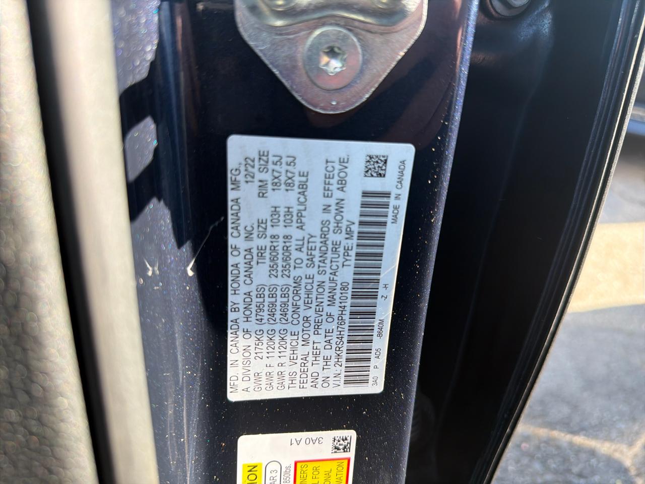Honda CR-V EX-L AWD 2023