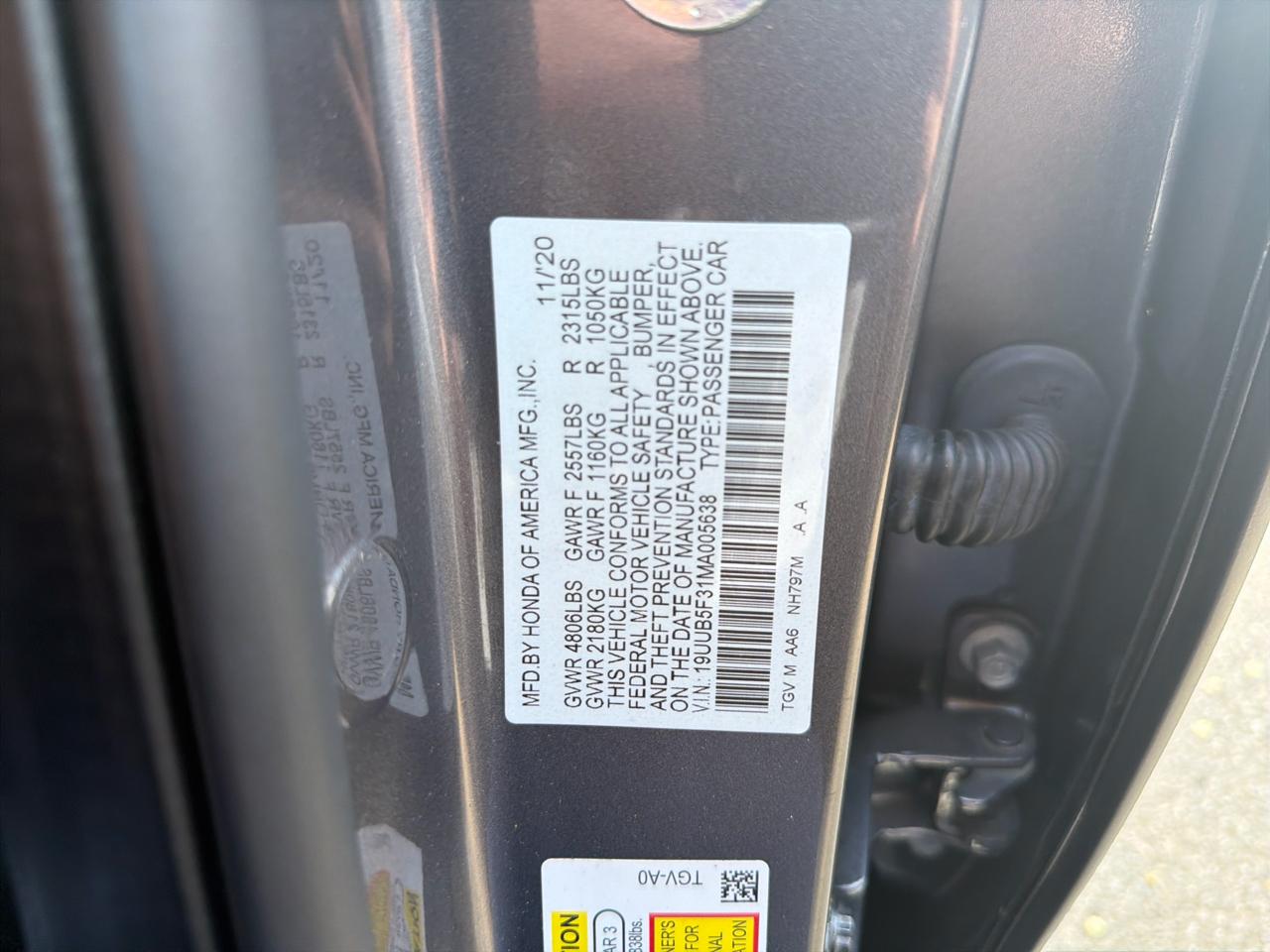 Acura TLX FWD 2021