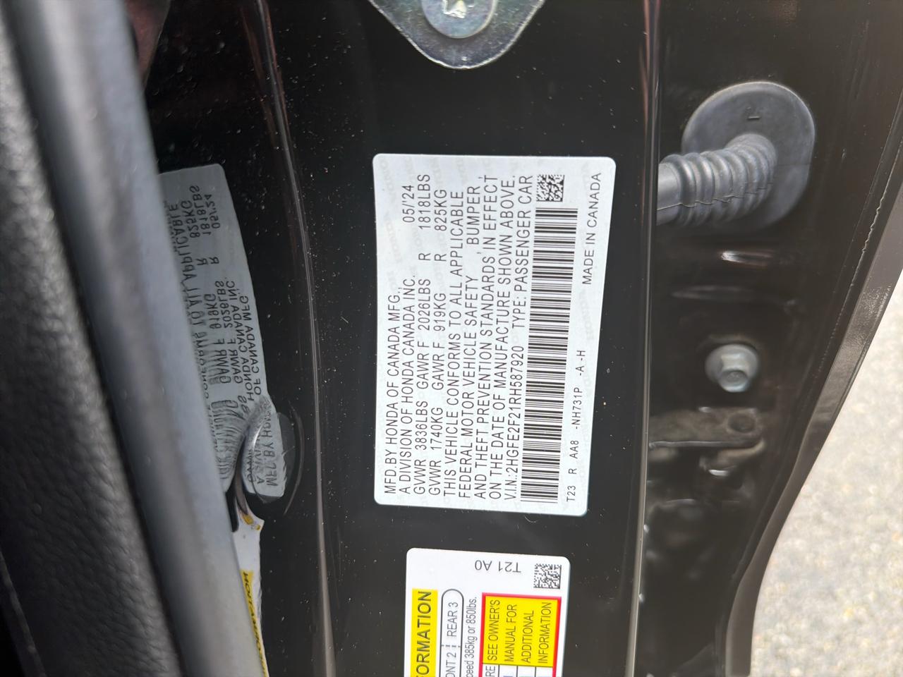 Honda Civic Sedan LX CVT 2024