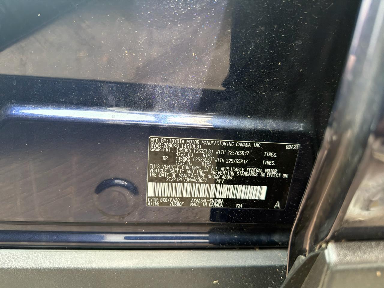 Toyota RAV4 XLE AWD (Natl) 2023