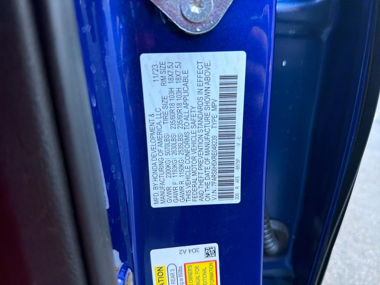 Honda CR-V Hybrid Sport AWD 2024