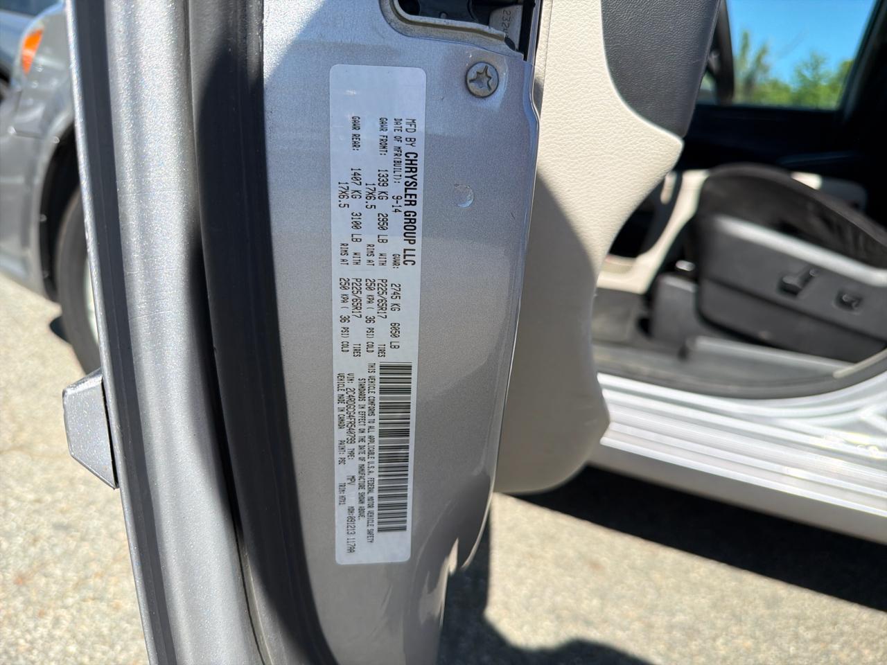 Dodge Grand Caravan 4dr Wgn SXT 2015