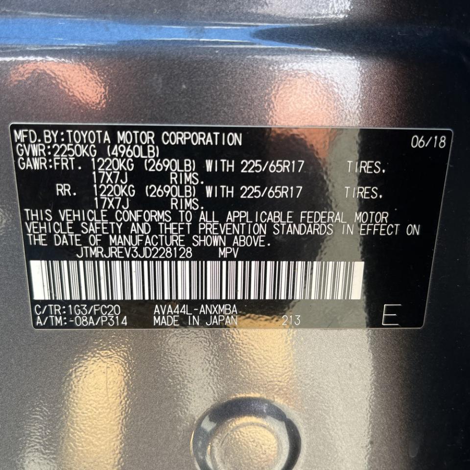 Toyota RAV4  2018