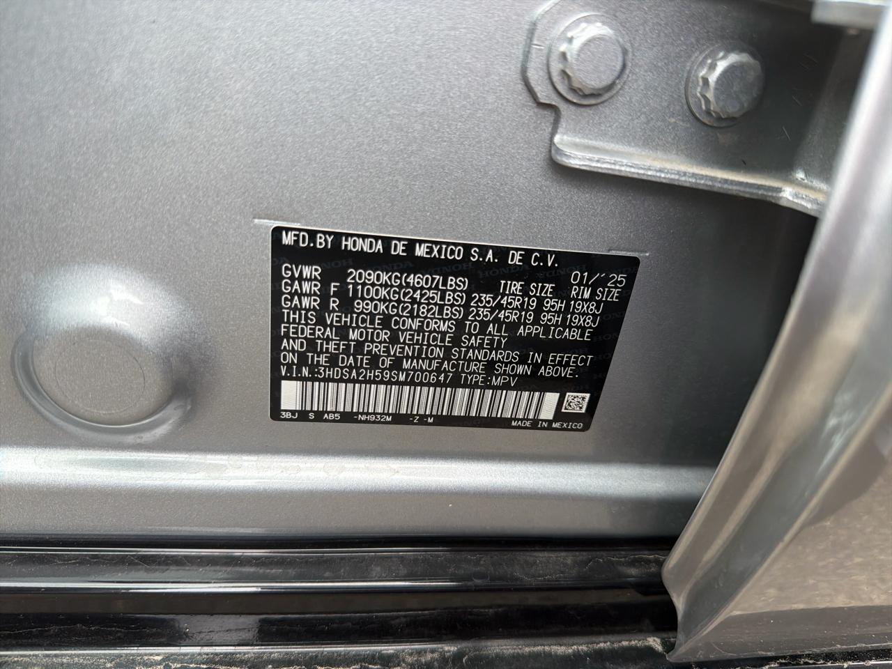Acura ADX AWD w/A-Spec Package 2025