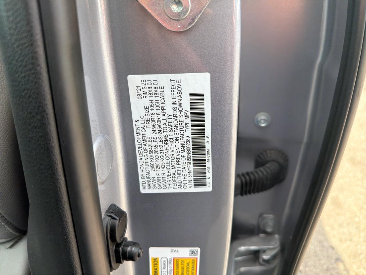 Honda Pilot EX-L AWD 2022