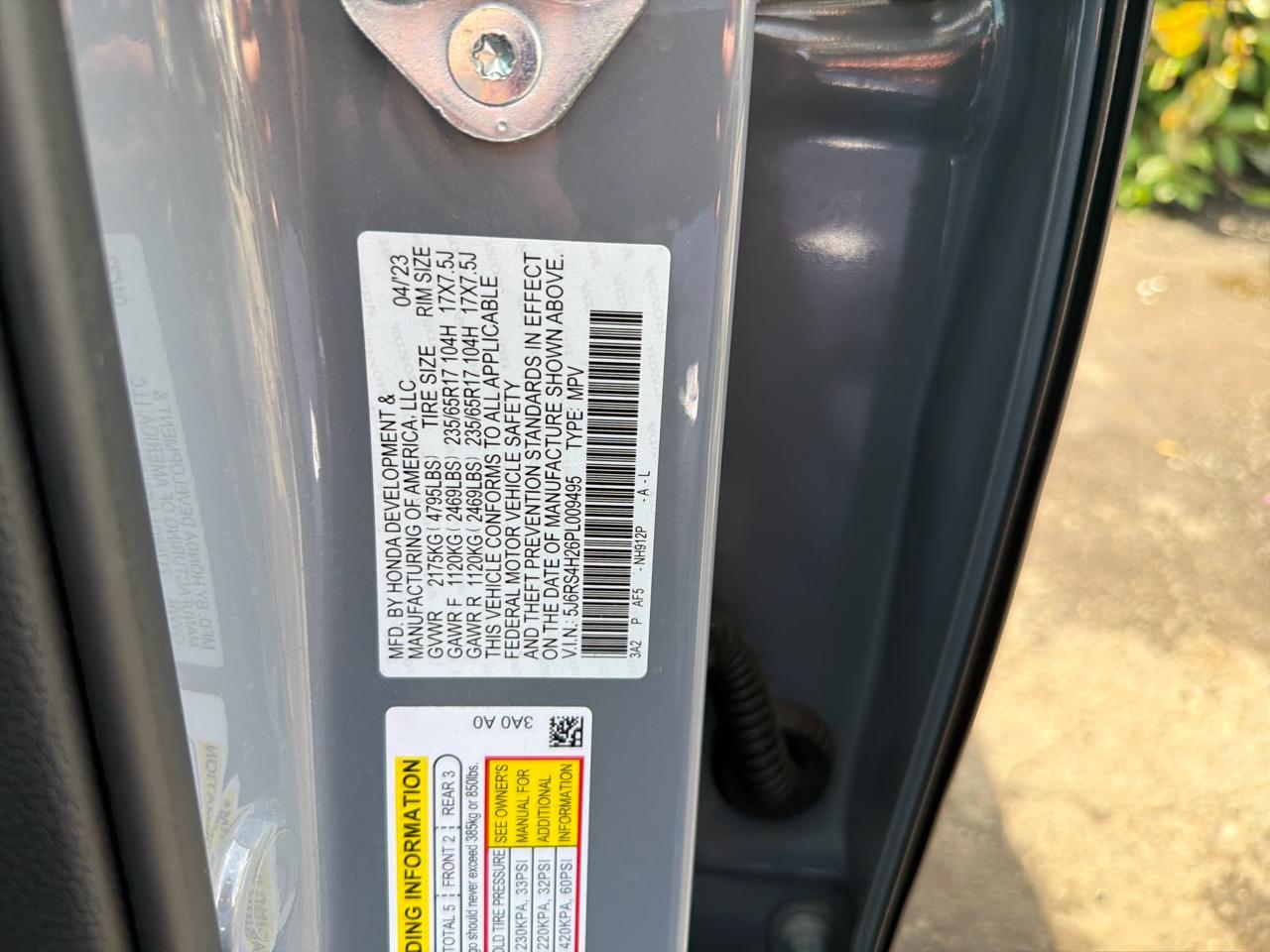 Honda CR-V LX AWD 2023