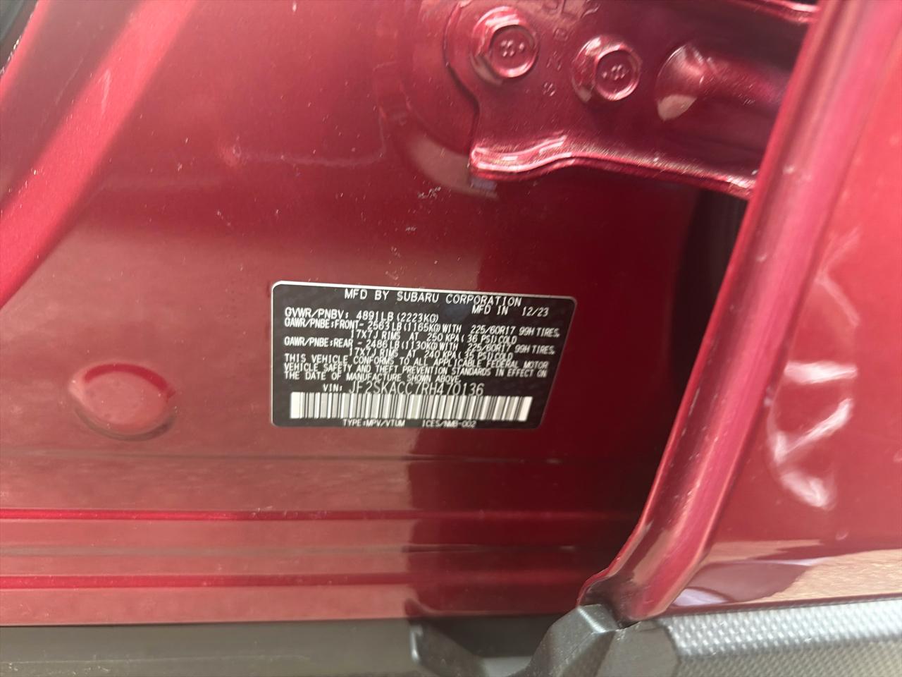 Subaru Forester Premium AWD 2024
