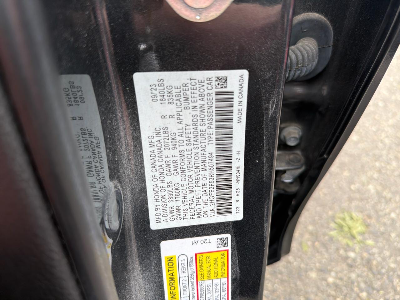 Honda Civic Sedan Sport CVT 2024