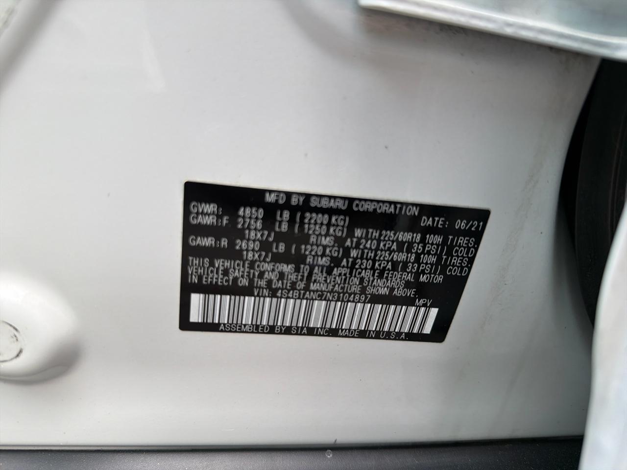 Subaru Outback Limited CVT 2022