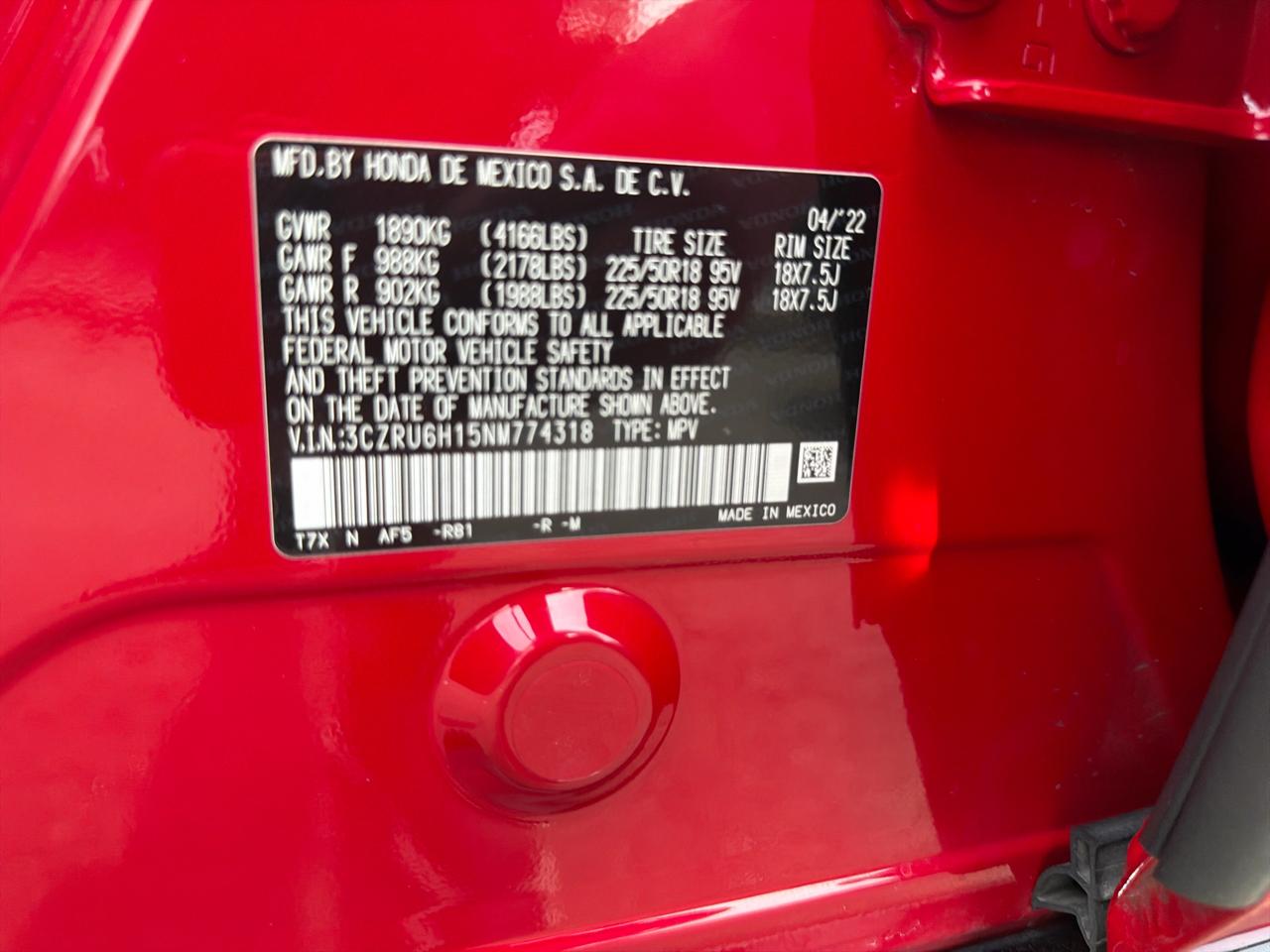 Honda HR-V Sport AWD CVT 2022