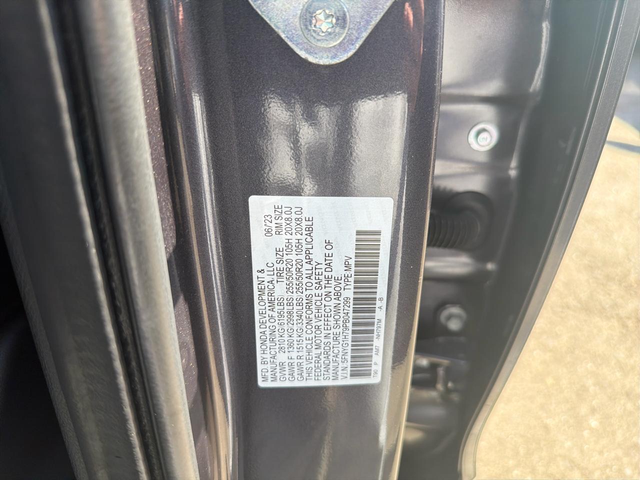 Honda Pilot Touring AWD 2023