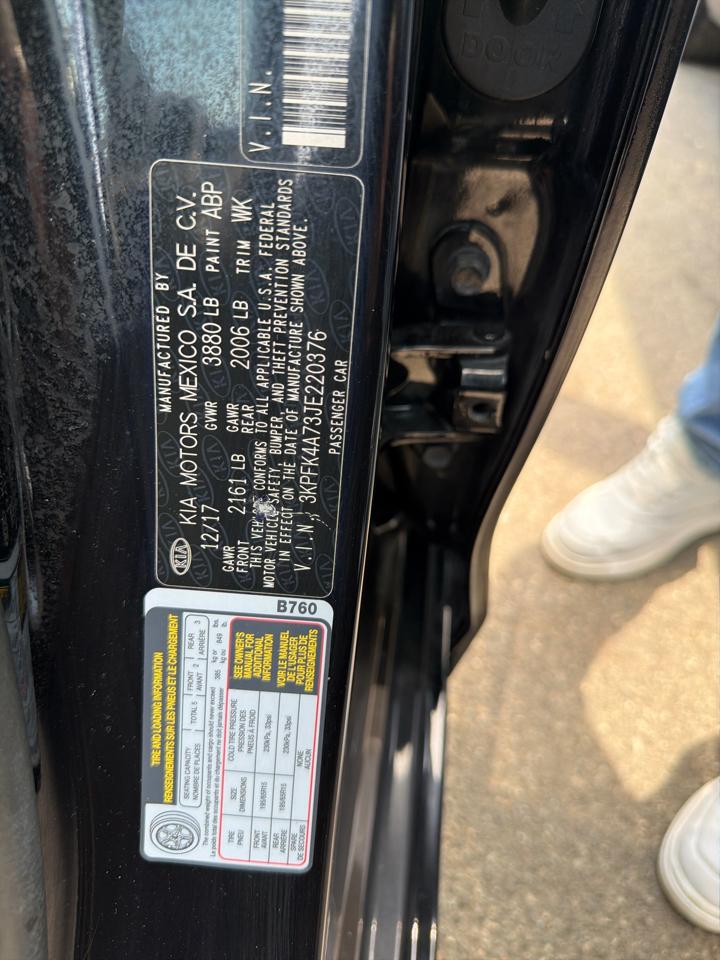 Kia Forte LX Auto 2018