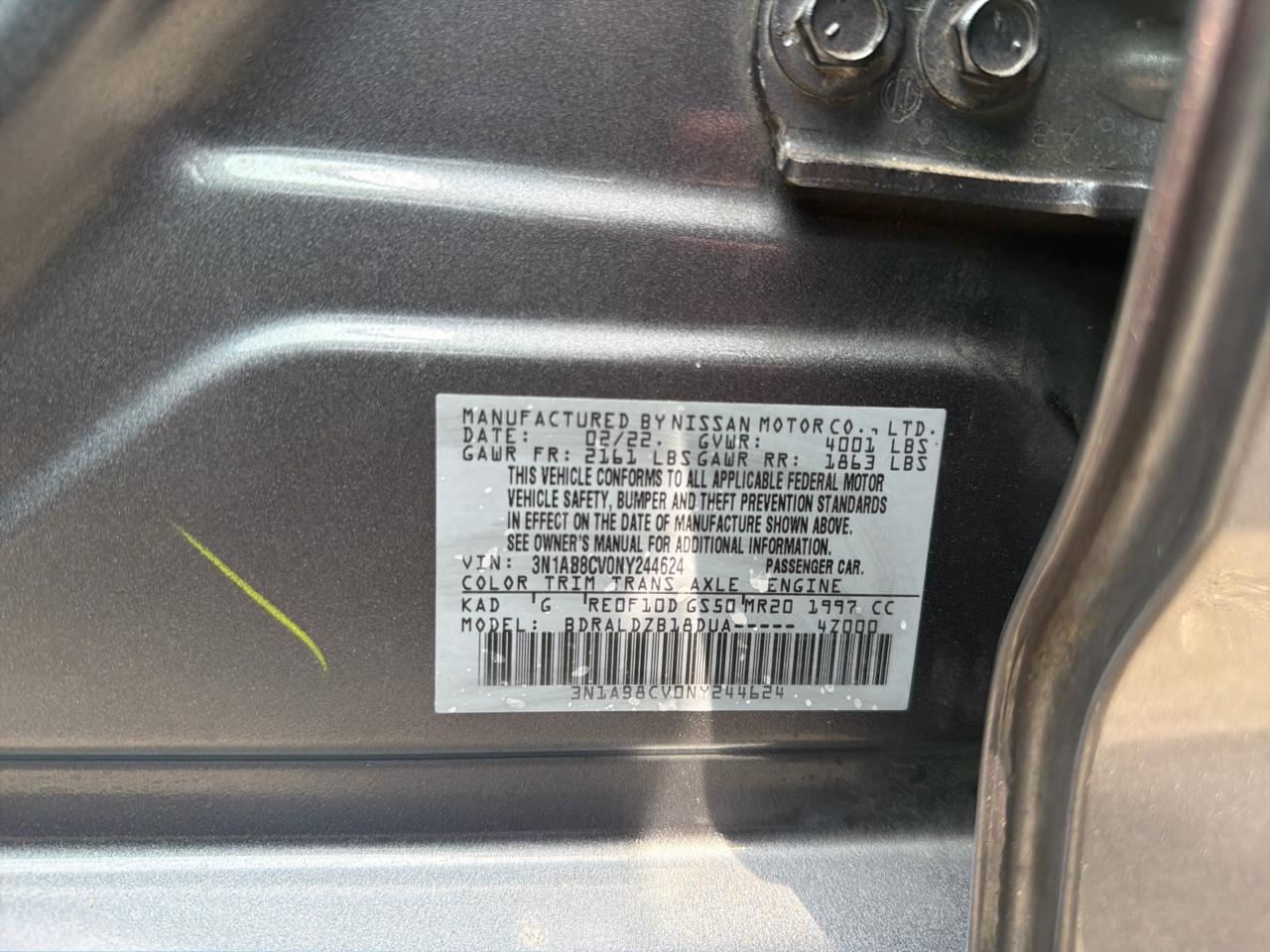 Nissan Sentra SV CVT 2022