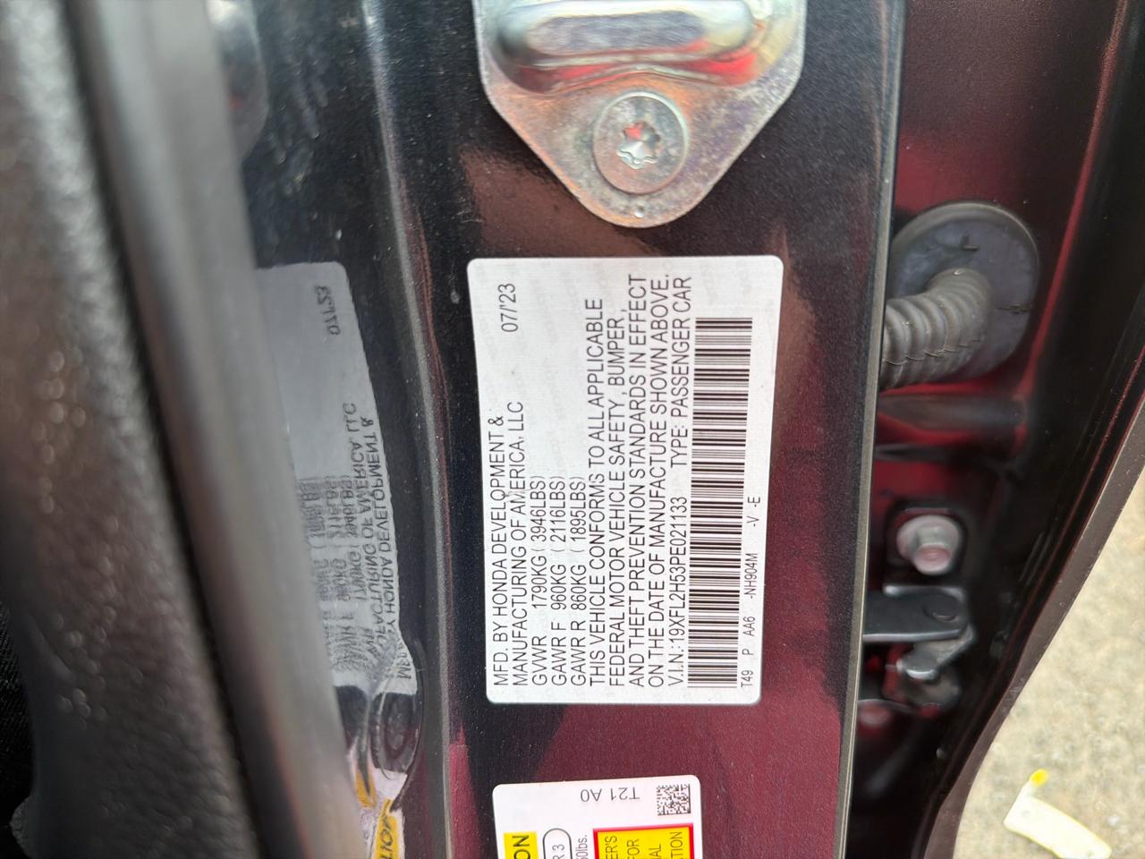 Honda Civic Hatchback LX CVT 2023
