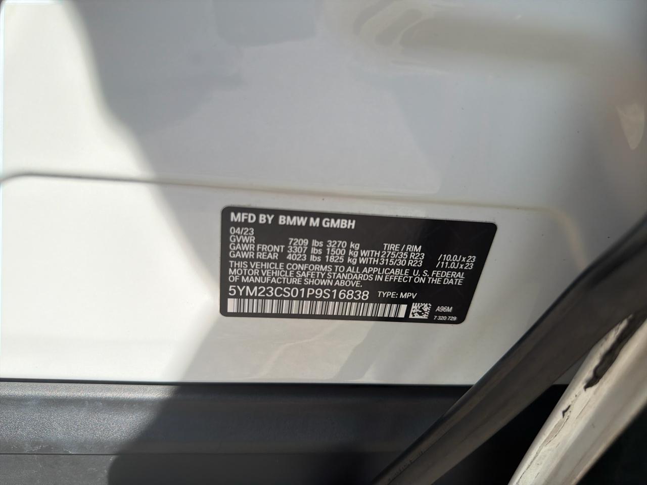 BMW XM Sports Activity Vehicle 2023