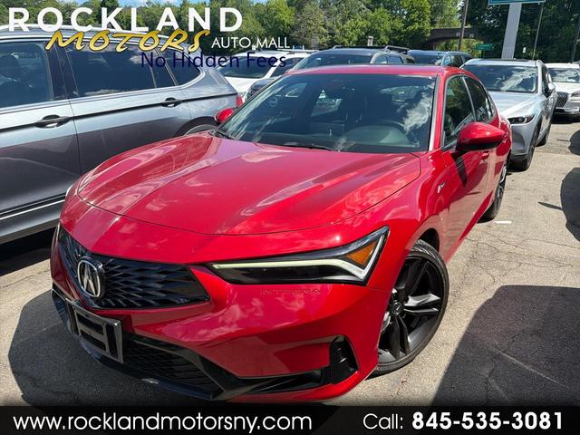 Red 2024 Acura Integra FWD with A-SPEC Package Sedan Front-Wheel Drive Automatic