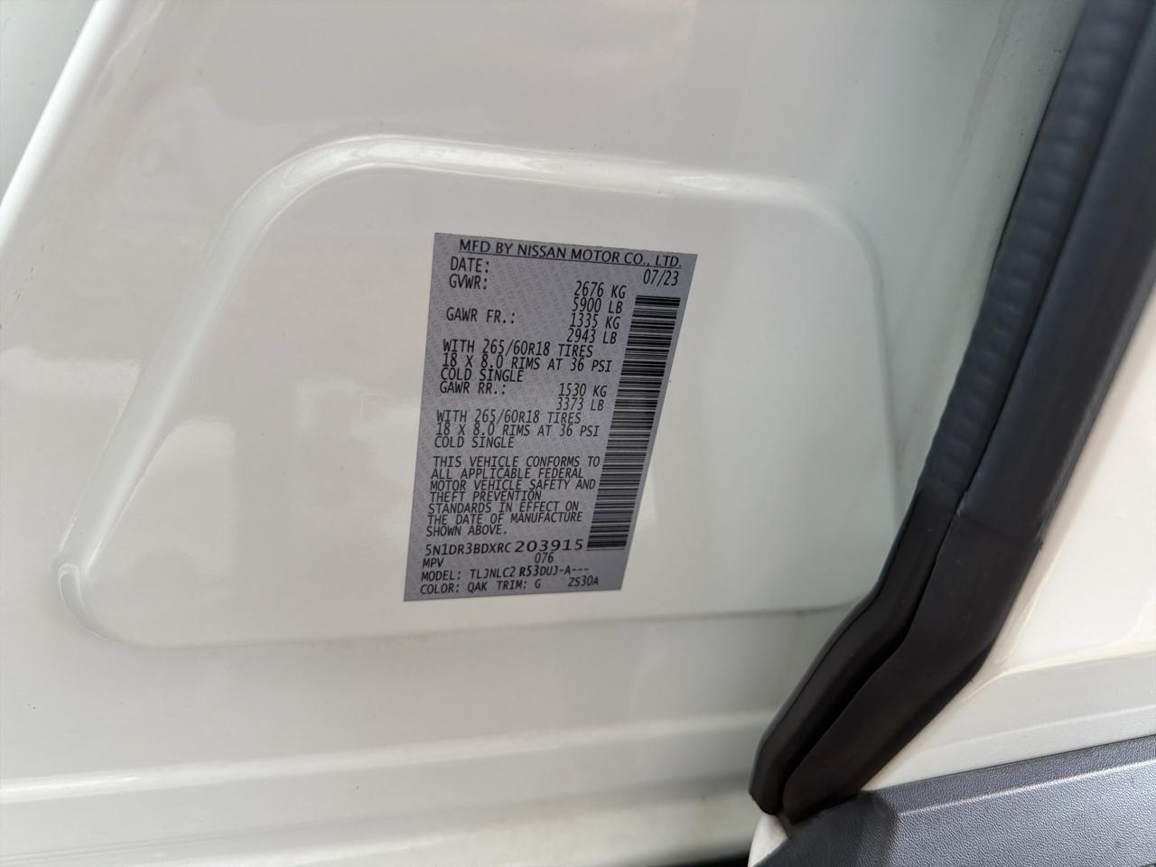 Nissan Pathfinder Rock Creek 4WD 2024