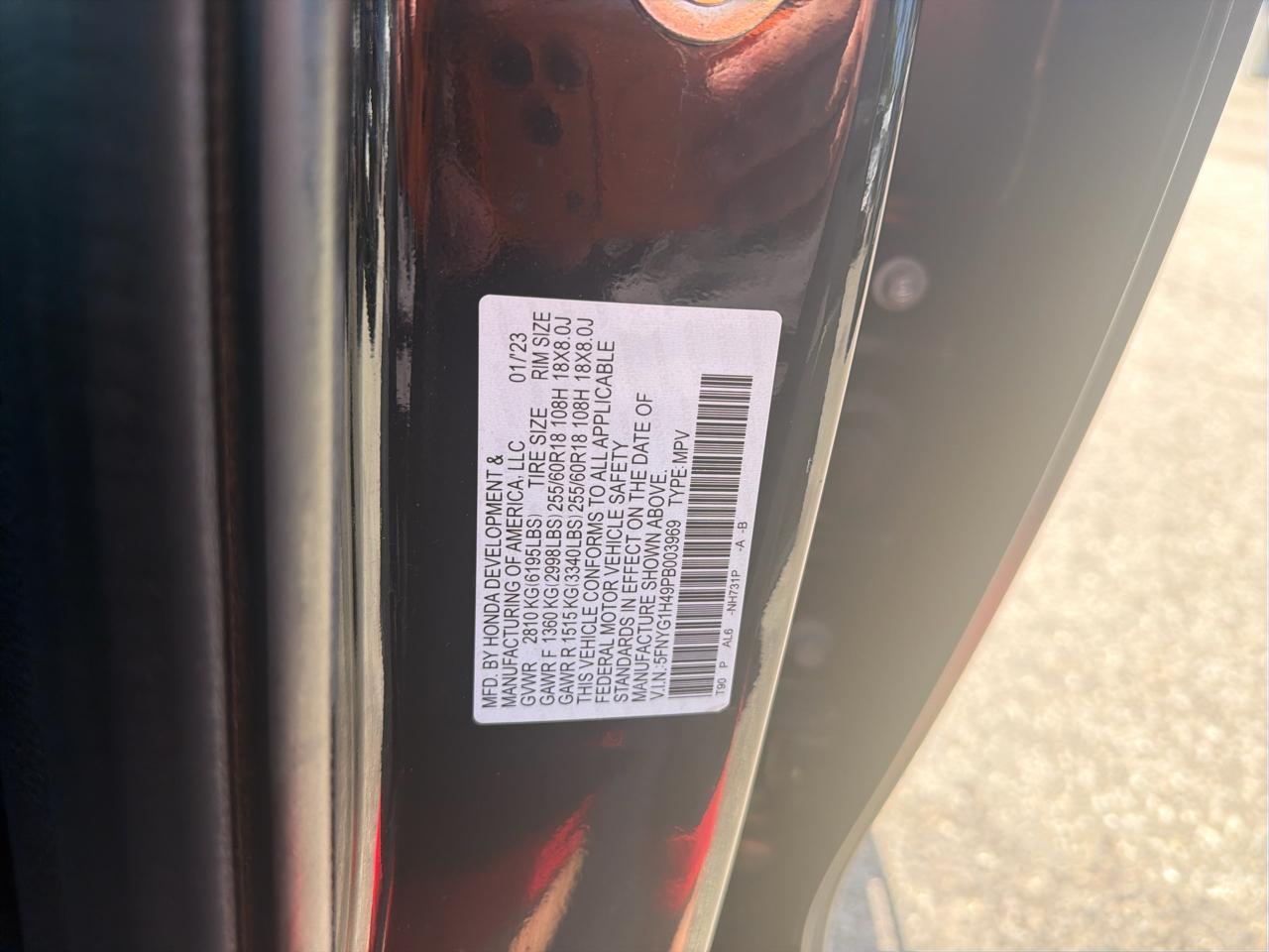 Honda Pilot EX-L 8 Passenger AWD 2023