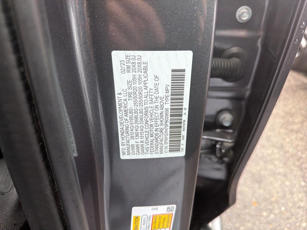 Honda Pilot Touring AWD 2023
