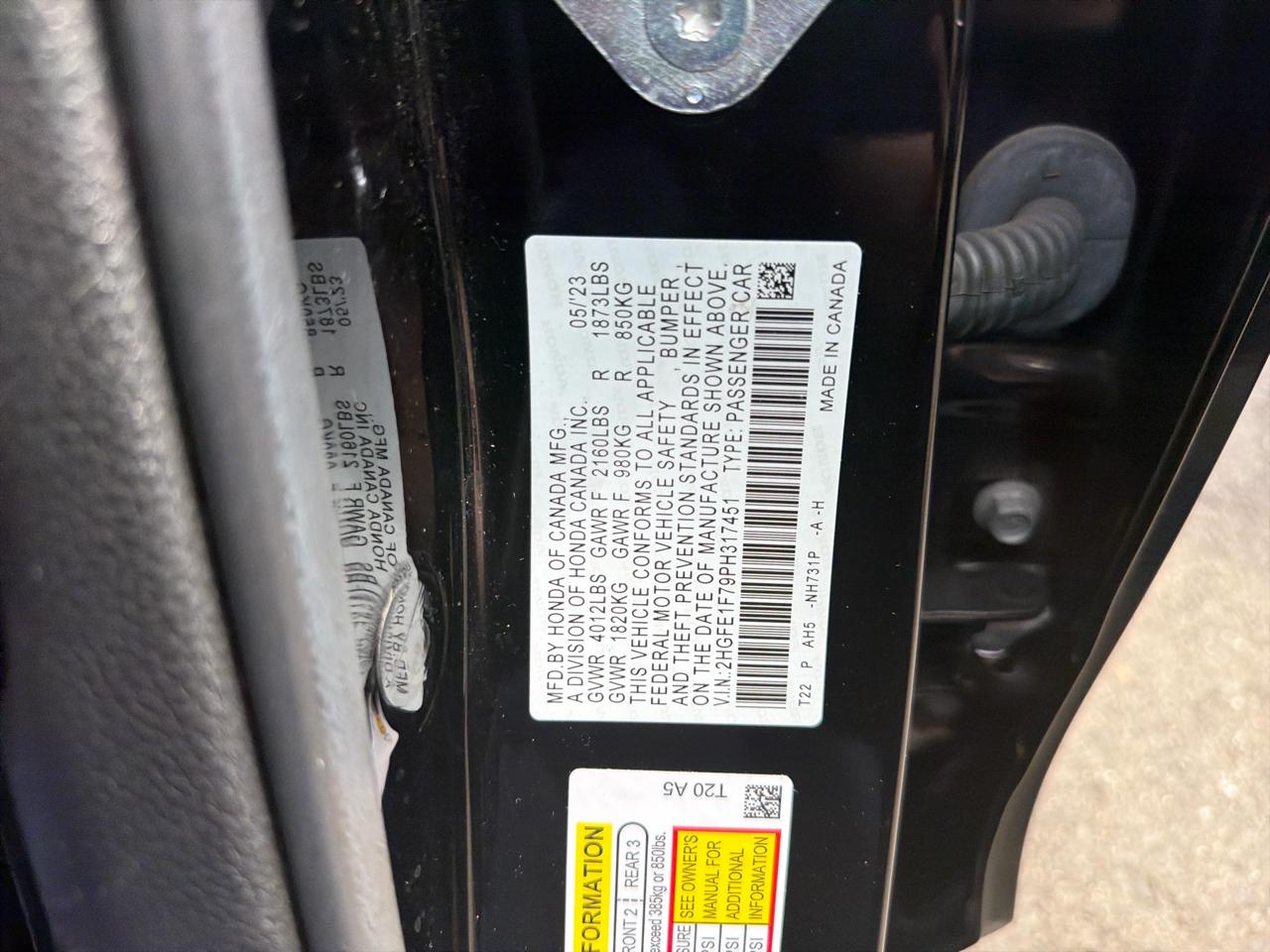 Honda Civic Sedan EX CVT 2023