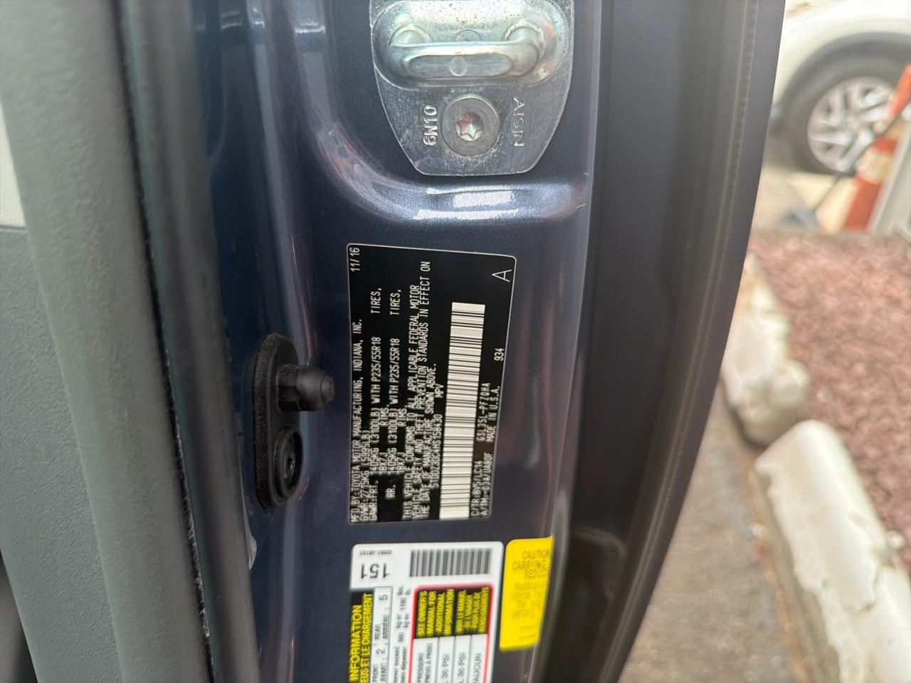 Toyota Sienna Limited Premium AWD 7-Passenger (Natl) 2017