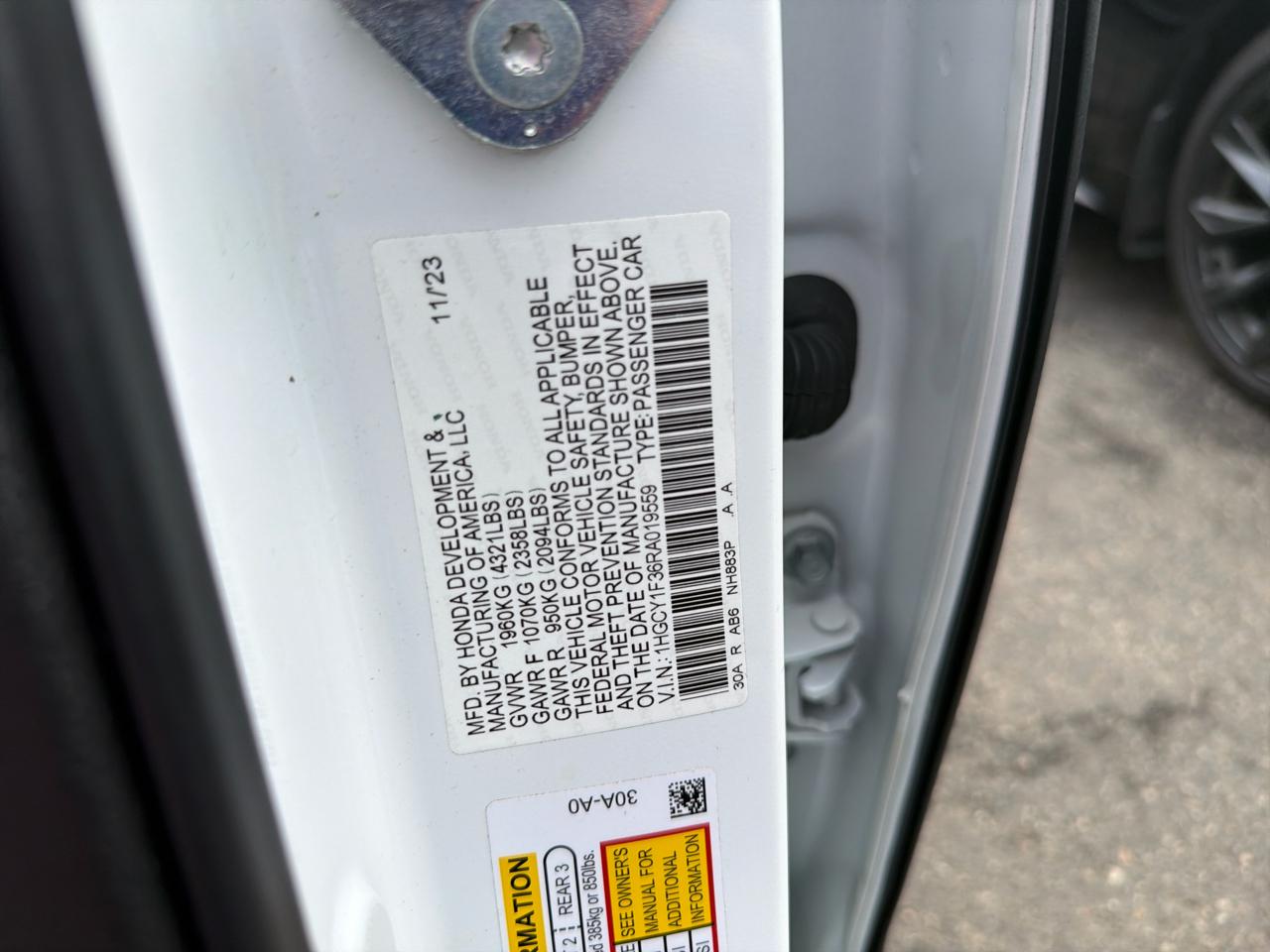 Honda Accord Sedan EX CVT 2024