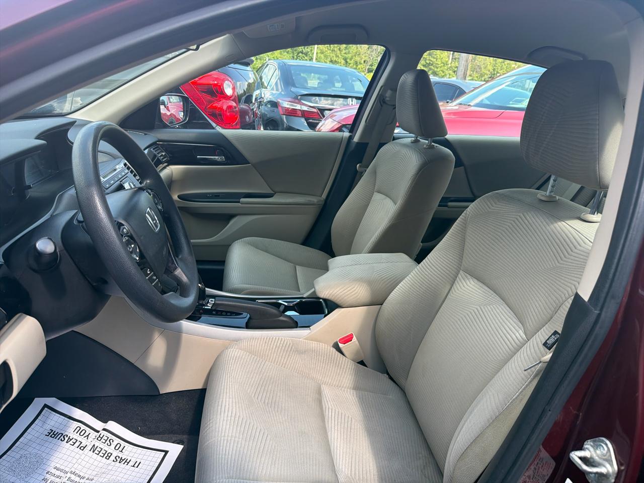 Honda Accord Sedan LX CVT 2017