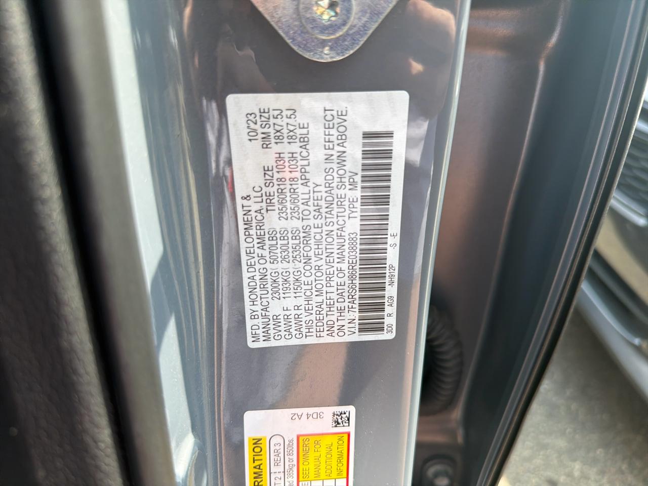 Honda CR-V Hybrid Sport-L AWD 2024