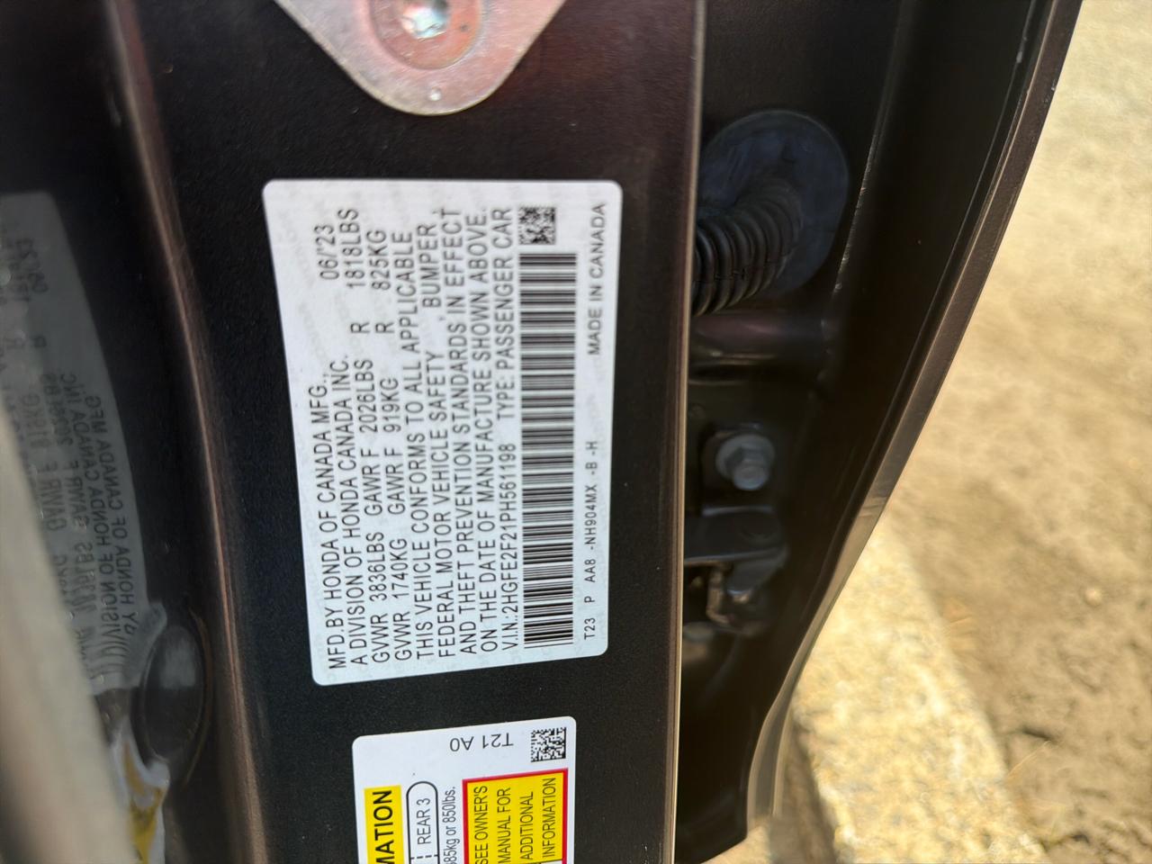 Honda Civic Sedan LX CVT 2023