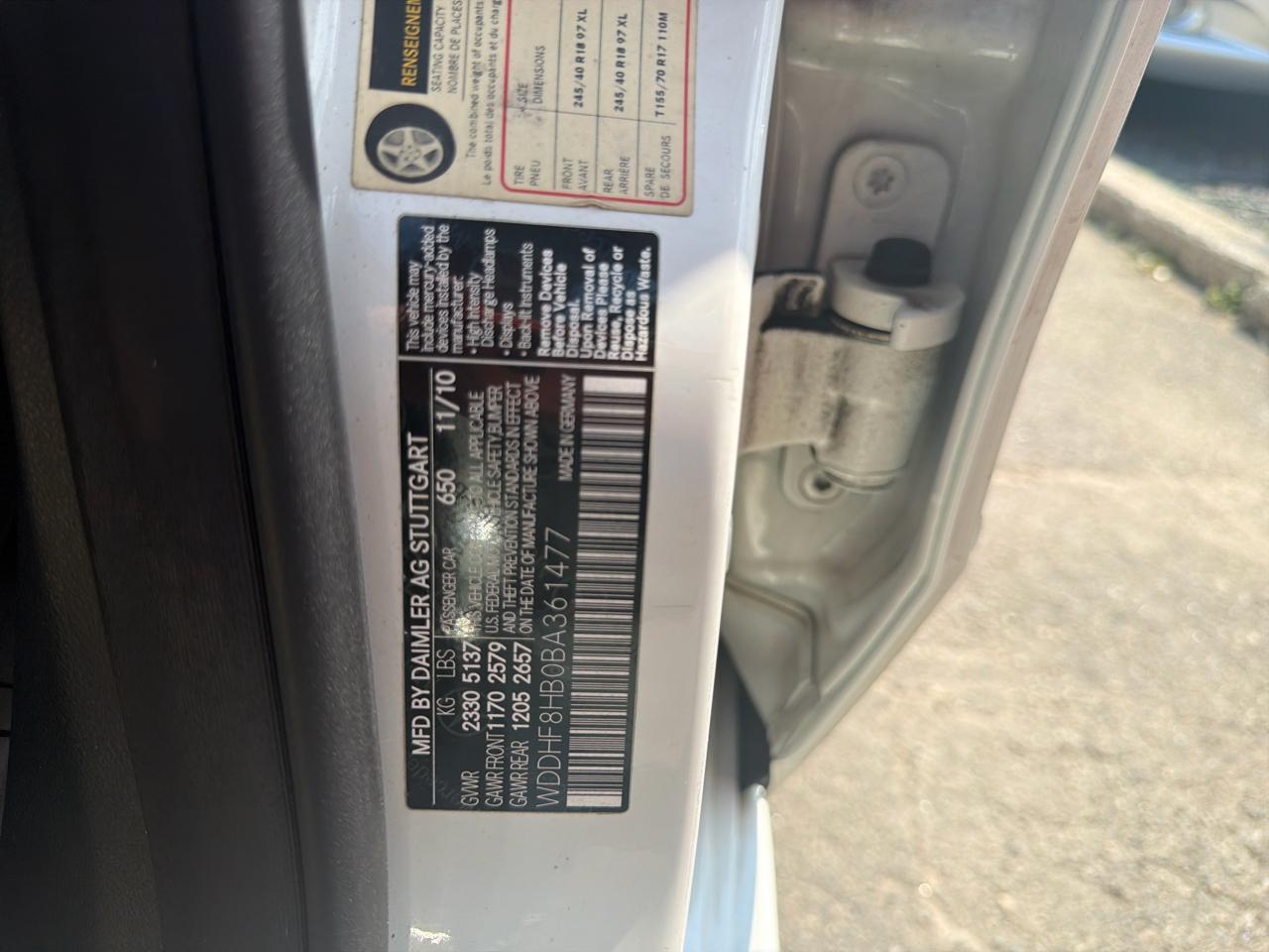 Mercedes-Benz E-Class 4dr Sdn E 350 Sport 4MATIC 2011