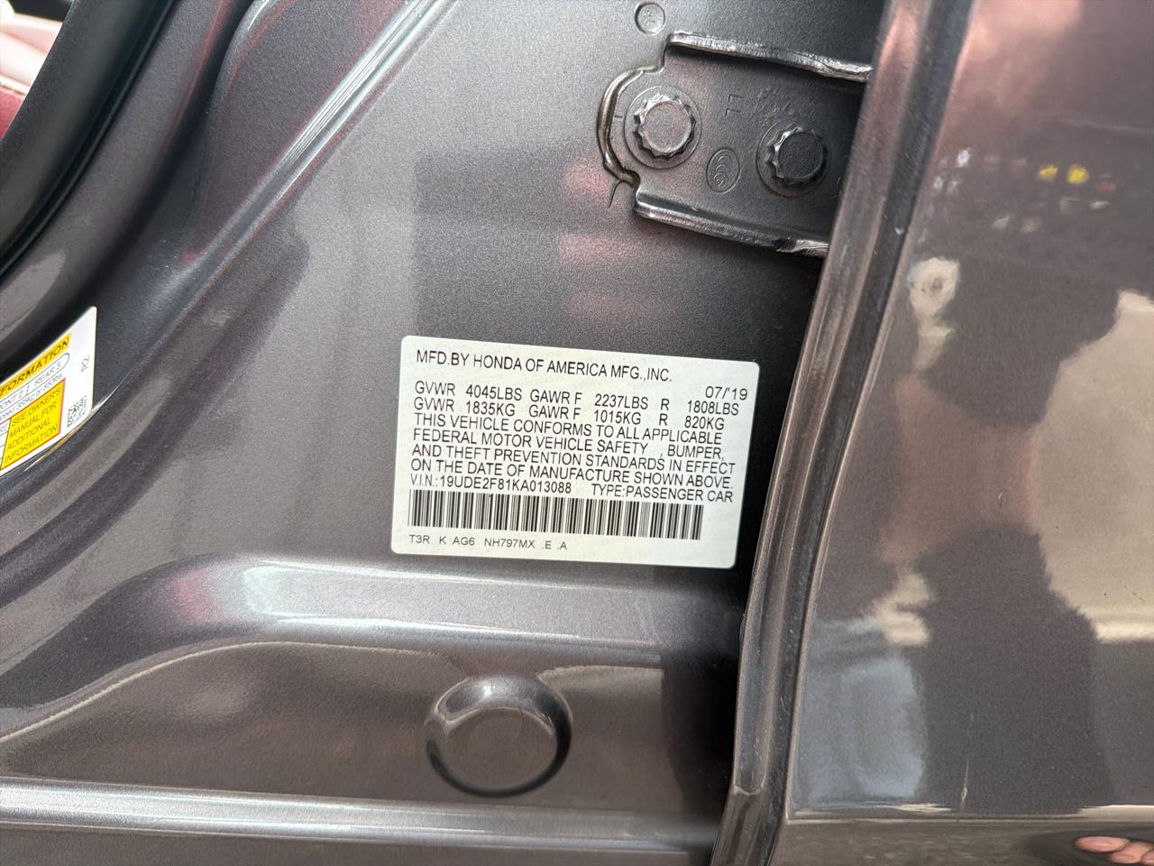 Acura ILX Sedan w/Premium/A-SPEC Pkg 2019