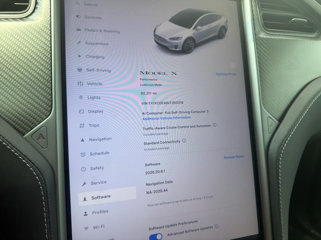 Tesla Model X Performance AWD 2020