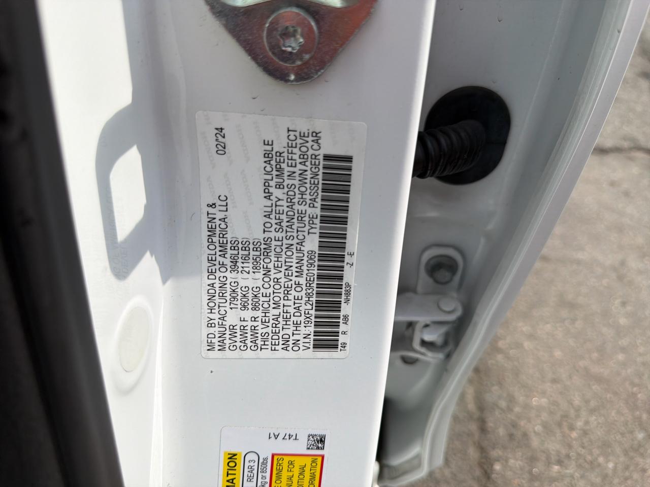 Honda Civic Hatchback Sport CVT 2024