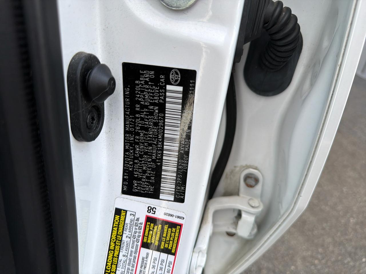 Toyota Camry  2021