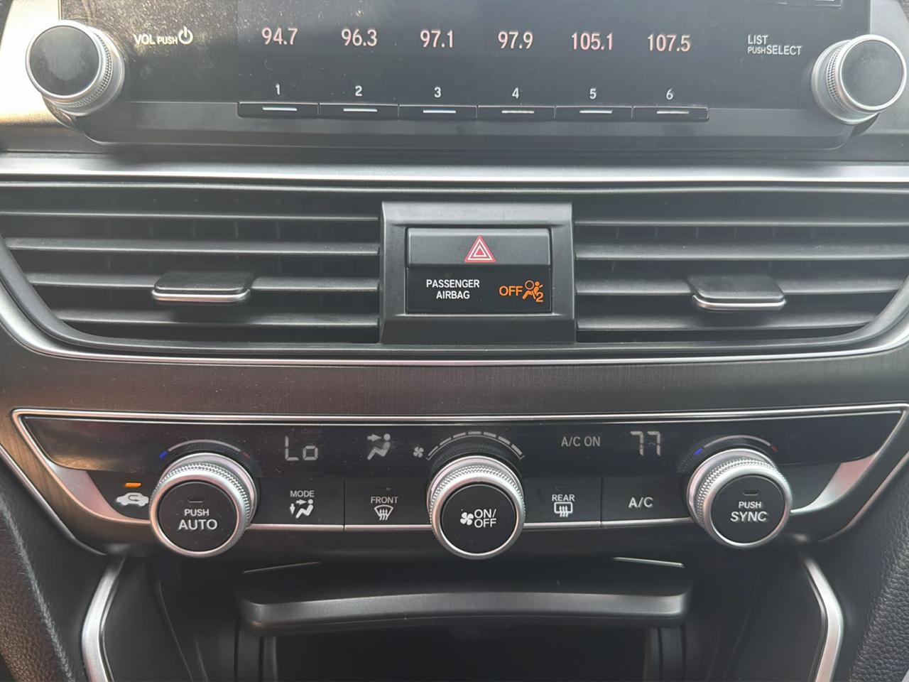 Honda Accord Sedan LX 1.5T CVT 2018