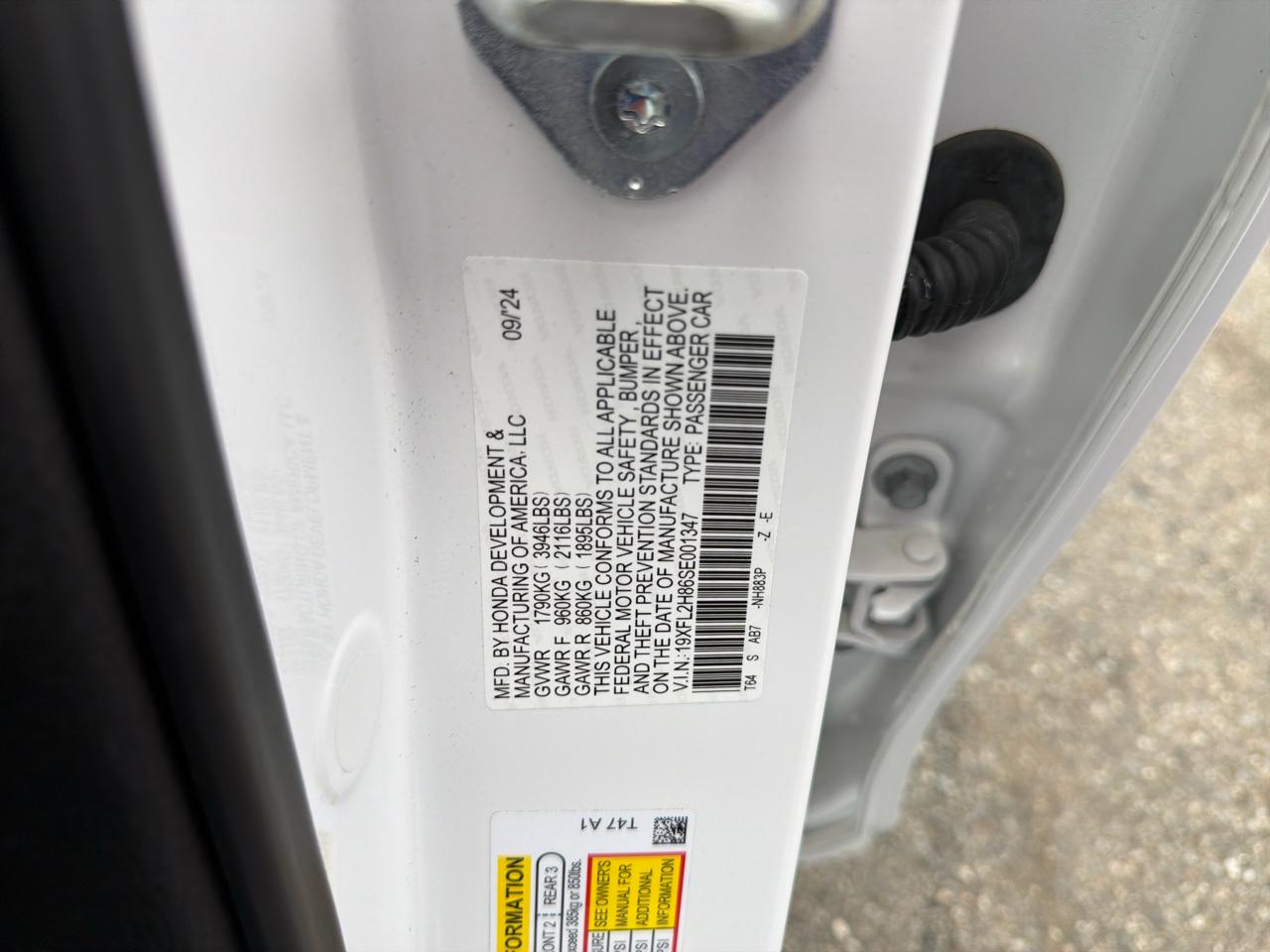 Honda Civic Hatchback Sport CVT 2025