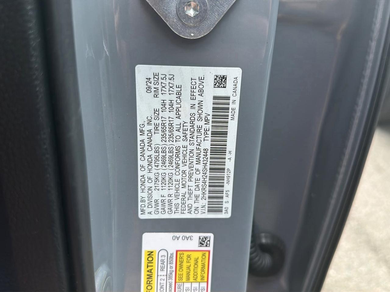 Honda CR-V LX AWD 2025