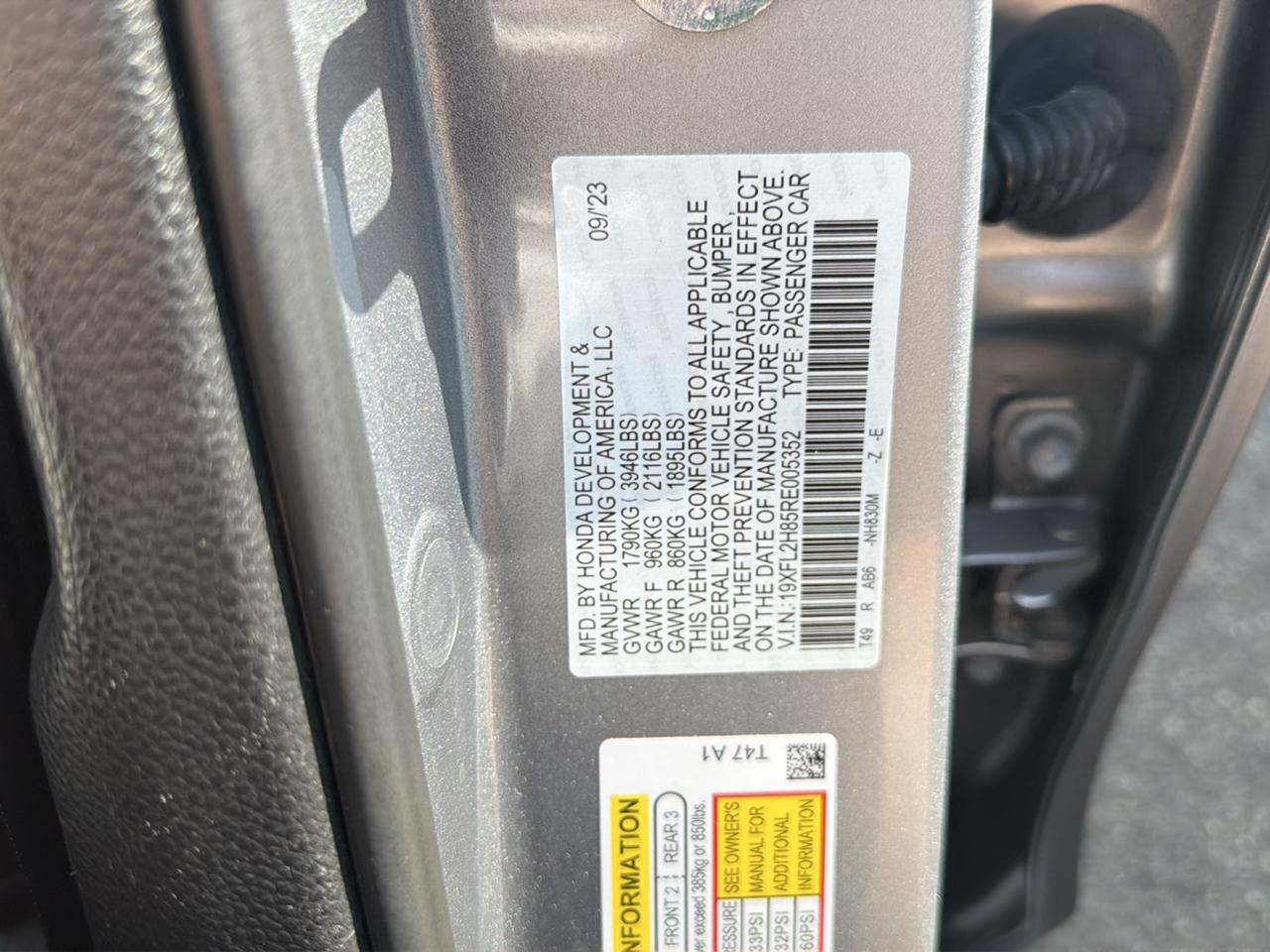 Honda Civic Hatchback Sport CVT 2024